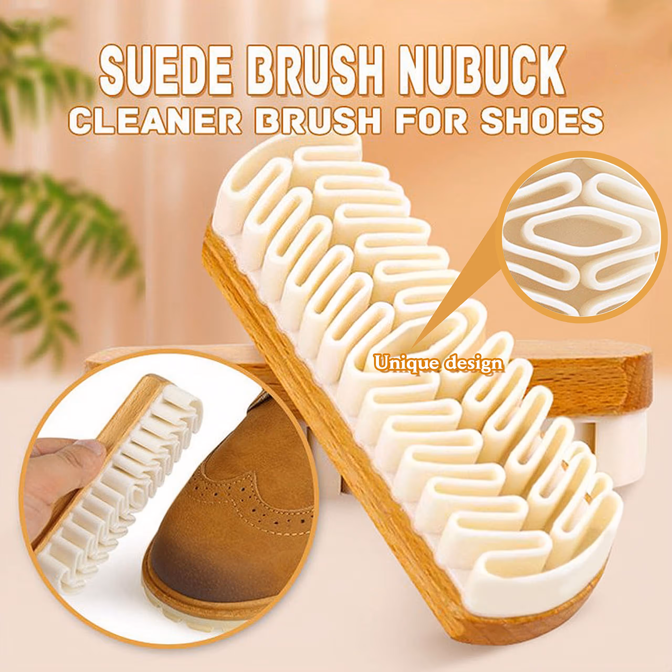 Magic TPR Suede Brush Shoe Cleaning Brush - 75% off clearance deal